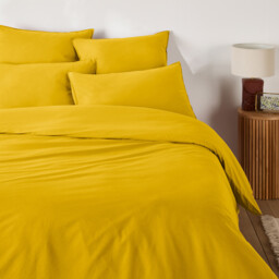 Scenario Plain 100% Washed Cotton Duvet Cover - thumbnail 2