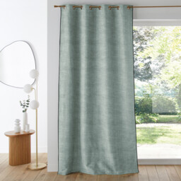 Figuera Chenille Effect Eyelet Curtain