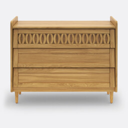 Malaya 3-Drawer Chest of Drawers - thumbnail 2