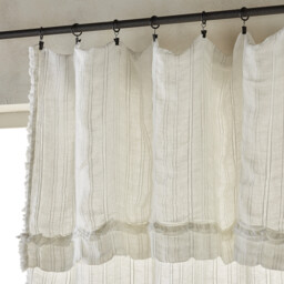 Plumaka Linen Mix Voile Curtain Panel - thumbnail 2