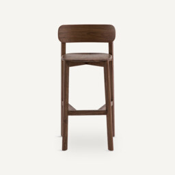 Batignolles Walnut Bar Stool, Designed By Emmanuel Gallina - thumbnail 2