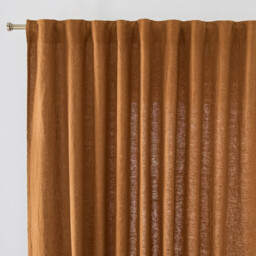 Elba Linen Light-Filtering Curtain with Pencil Pleat Or Wave - thumbnail 1