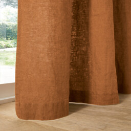 Elba Linen Light-Filtering Curtain with Pencil Pleat Or Wave - thumbnail 3