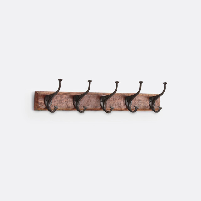 Anet Wall-Mounted Coat Rack with 5 Hooks - image 1