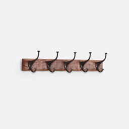 Anet Wall-Mounted Coat Rack with 5 Hooks - thumbnail 1