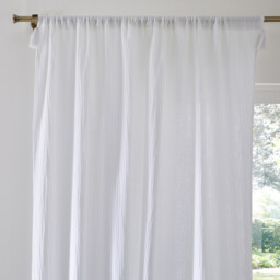 Kumla Cotton Muslin Curtain Panel - thumbnail 1