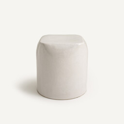 Oria Glazed Ceramic Side Table - thumbnail 3