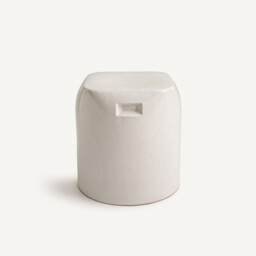Oria Glazed Ceramic Side Table - thumbnail 4