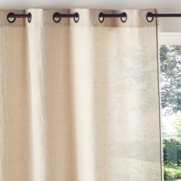 Menorca Cotton & Linen Eyelet Curtain - thumbnail 2