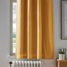Scenario Blackout Radiator Curtain in Cotton with Eyelets