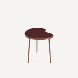 Galo Steel Organic Coffee Table with Tempered Glass Top - thumbnail 4
