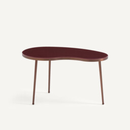 Galo Steel Organic Coffee Table with Tempered Glass Top - thumbnail 3