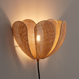 Lola Double Petal Rattan Light - thumbnail 3