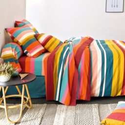 Paraiso Striped Cotton Pillowcase - thumbnail 2