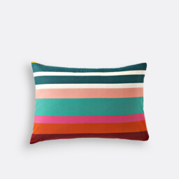 Paraiso Striped Cotton Pillowcase - thumbnail 4