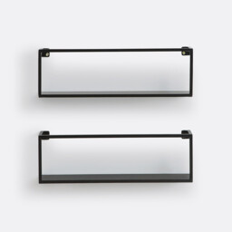 Set of 2 Miva Metal Wall Shelves, L50cm - thumbnail 3