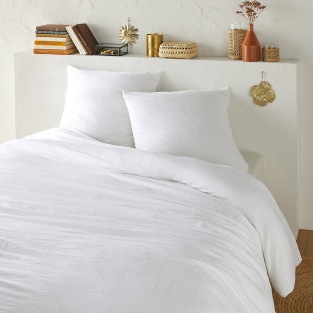Washed Recycled Polyester Microfibre Bed Set - image 1