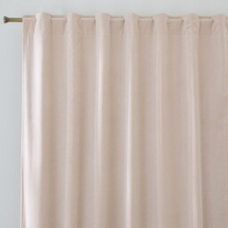 Velvet Hidden Tab Top Blackout Curtain
