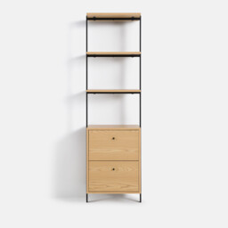 Talist 3-Shelf Wardrobe Module with 2 Drawers - thumbnail 3