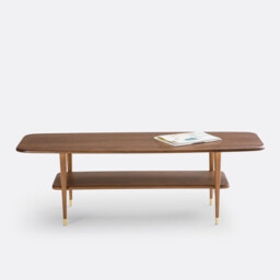 Ronda Vintage Walnut Veneer Coffee Table - thumbnail 3
