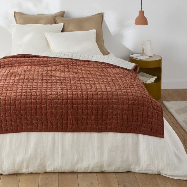 Paulette Cotton Velour Quilt - image 1