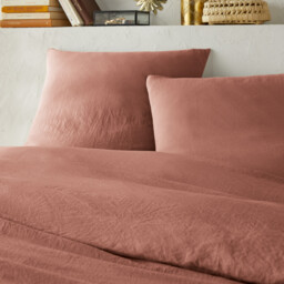 Washed Recycled Polyester Microfibre Bed Set - thumbnail 2