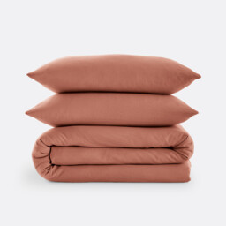 Washed Recycled Polyester Microfibre Bed Set - thumbnail 4