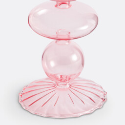 Chilava 27.3cm High Glass Candlestick - thumbnail 3