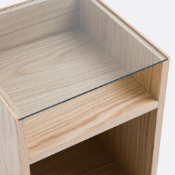 Walor Small Bedside Table with 2 Compartments - thumbnail 3