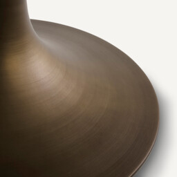 Seona Smoked Glass Oval Dining Table - thumbnail 2