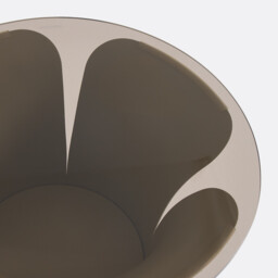 Tessen Side Table in Steel and Tinted Glass - thumbnail 3