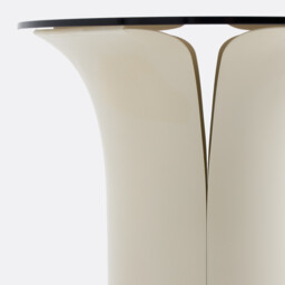 Tessen Side Table in Steel and Tinted Glass - thumbnail 4