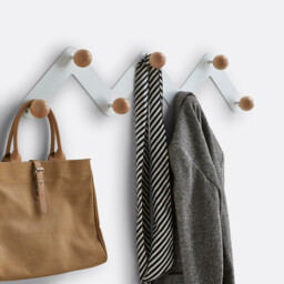Agma 7 Hook Wall Coat Rack - thumbnail 2