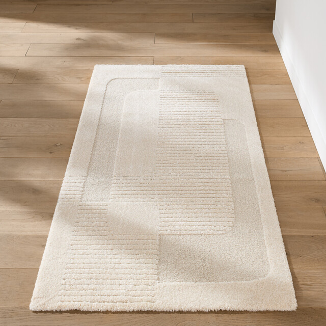 Lodgo Embossed Geometric Print Runner - image 1