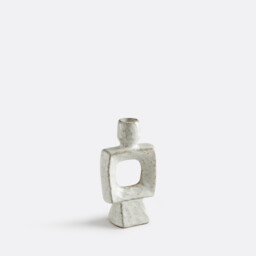 Ceral Ceramic Organic Candleholder Height 16.5cm - thumbnail 1