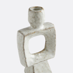 Ceral Ceramic Organic Candleholder Height 16.5cm - thumbnail 3