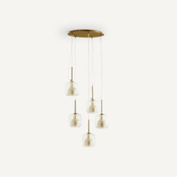 Mistinguett 5 Globe Cluster Ceiling Light - thumbnail 3
