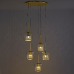 Mistinguett 5 Globe Cluster Ceiling Light - thumbnail 4