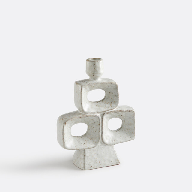 Ceral Ceramic Organic Candleholder Height 22cm - image 1