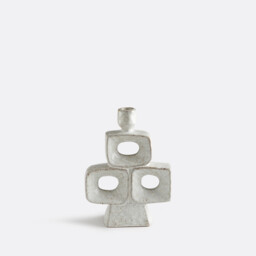 Ceral Ceramic Organic Candleholder Height 22cm - thumbnail 3