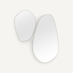 Lido Mirror in Satin Nickel H90cm - thumbnail 4