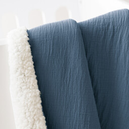 Kumla Cotton Muslin & Fleece Baby Blanket - thumbnail 2