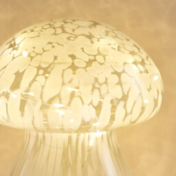Onoki Decorative LED Mushroom Lamp in Glass - thumbnail 4