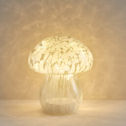 Onoki Decorative LED Mushroom Lamp in Glass - thumbnail 3