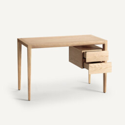 Nizou Desk in Oak and Oak Veneer, Designed By Emmanuel Gallina - thumbnail 3