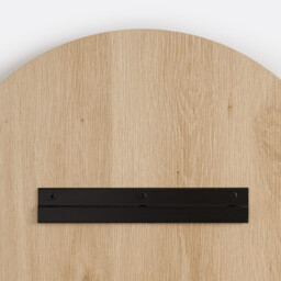 Iodus Arch Mirror in Oak Veneer 60x90cm - thumbnail 4