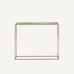 Mahaut Jade and Metal Console Table - thumbnail 2