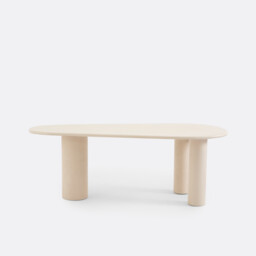 Oyata Concrete Effect Oblong 6-Seater Dining Table - thumbnail 3