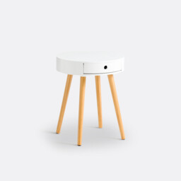 Selisa Round Bedside Table - thumbnail 1