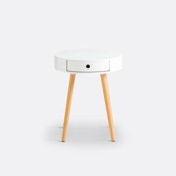 Selisa Round Bedside Table - thumbnail 2
